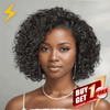 𝑩𝒖𝒚 1 𝑮𝒆𝒕 1 𝑭𝒓𝒆𝒆💥 13x4 Glueless Enfilez Et Partez Perruque Courte Bouclée Sans Colle