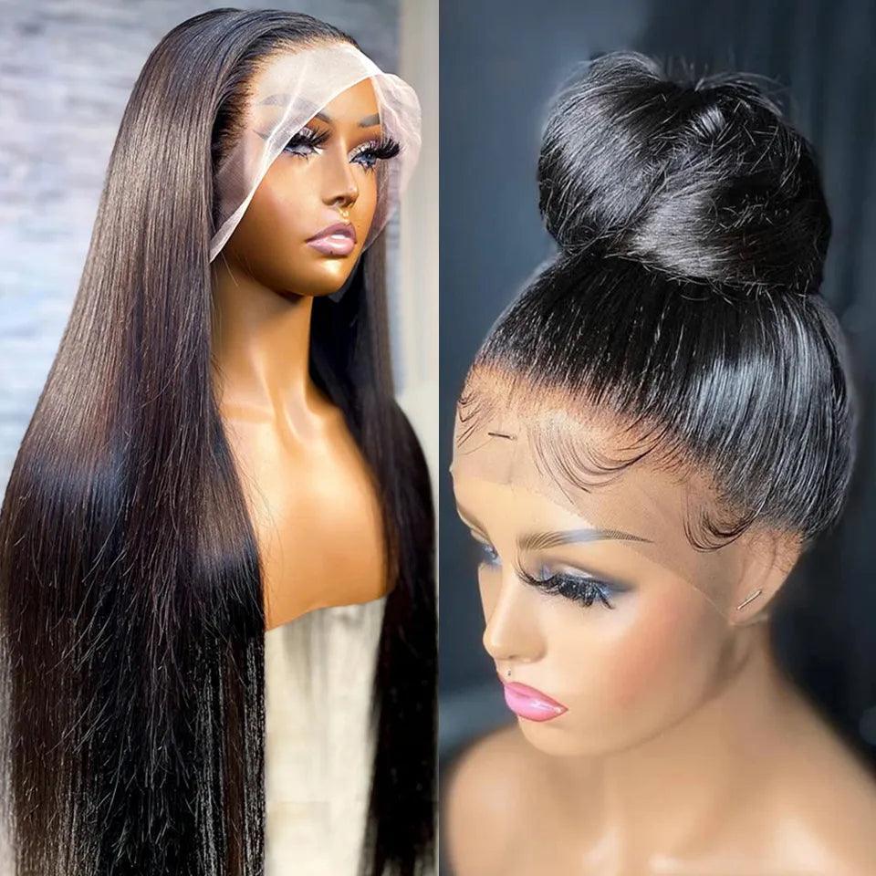360 Perruque Frontal Dentelle Brésilien Cheveux Humains Lisse - SHINE HAIR