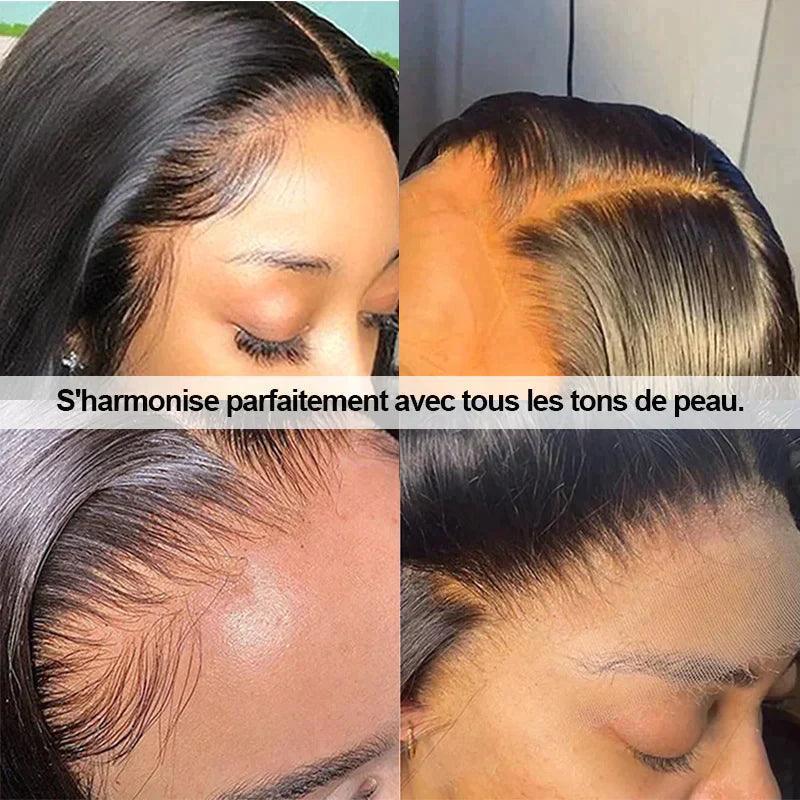 360 Perruque Frontal Dentelle Brésilien Cheveux Humains Lisse - SHINE HAIR