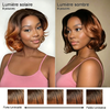 Élégance Style Boss Wig Pixie Court Ombré Ginger 9x6 Max Lace Pré-découpée & Glueless Perruque