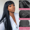 𝓑𝓾𝔂 𝟏 𝓖𝓮𝓽 𝟏𝟏💗3×1 Dentelle Frange Perruque + Bob Avec Frange Les Meilleurs Cadeaux Pour La Fête Mères