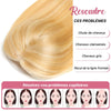 27/613 Complément capillaire Dentelle 5x5 Top Piece Balayage  Coupe Dégradée Fluide (Non Perruque)