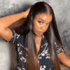 𝟏+𝟏+𝐅𝐑𝐄𝐄💥Glueless Perruque 9x6 Lisse+Glueless Pixie Perruque Lisse Taille Modèle