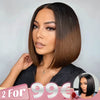 2 𝑭𝑶𝑹 €99🔥 Pour Débutants Pré-épilé 2x6 Dentelle Supérieure Sans Effort 250% Densité
