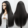 Dernière pièce 🎯 Perruque Full Lace 26" Confort Léger  Cheveux Lisse Soyeux Noir Naturel 100% Cheveux Humains