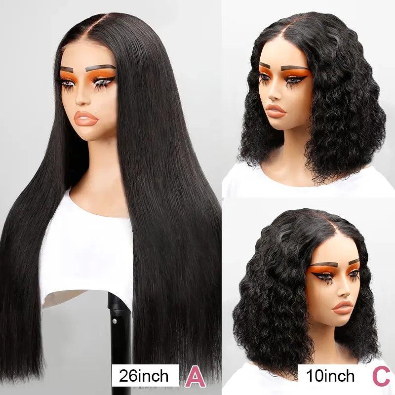 7x5 Glueless Perruques Sans Colle Mélange Promotionnel Brésiliennes Cheveux Humain - SHINE HAIR