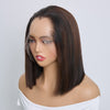 Perruque Gluesless Bob SDD Lisse Vietnamien Vierge 13x6 Highlight Ligne en M Sans Effort Sans colle