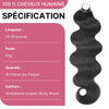Mèches Crochet Hair Body Wave Légèreté Plume Pre-Separated & Soyeux