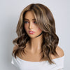Glueless Pré-blanchi Couleur Mèches Blondes 4x4 Perruque Bob Sans Colle Ondulé