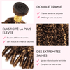 Extensions De Cheveux Boucles Birmans Couleur Highlight 100% Naturels Tissage Brut Non Traité