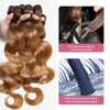 Extensions Couleur T4-27 Tissage Cheveux Bruts Body Wave