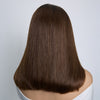 Perruque Bob Ombré Glueless 9x6 Racines Noires & Dégradé Marron Super Double Drawn Sans Colle