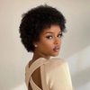 𝐏𝐫𝐞̂𝐭 𝐞𝐧 𝟐𝟒𝐡⚡Afro Bouclé Glueless Bob Wear Go Perruque Sans Colle Cheveux Humains
