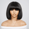 Silk Top Wig Glueless Cuir Chevelu Respirant Bob Mignon Perruque Sans Colle Lisse