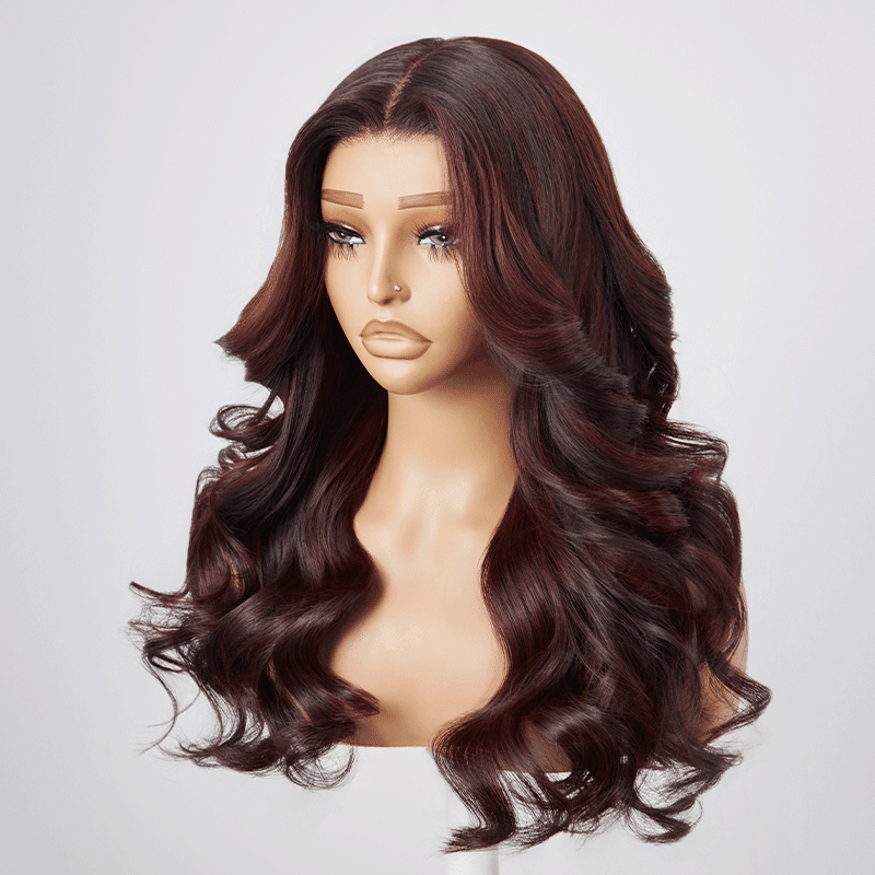 13x4 Glueless Couche Parting Max Couleur Highlight Perruque Sans Colle Body Wave 250% Densité