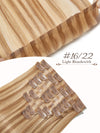 9 Pièces Extensions De Cheveux à Clipser 16&22 En Cheveux Naturels 125 g