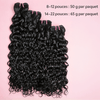 Extensions Noir Tissage Cheveux Bruts Water Wave
