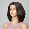 9x6 Glueless Sans Effort Coiffure Dégradée Bob Ondulé Perruque Sans Colle