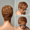Perruque Full Lace Pixie 100% Cheveux Humains Frange Effilée Naturelle
