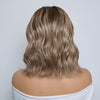 5x5 Highlight Perruque Sans Colle Ondulé Installation Instantanée Glueless Tendances Couleur Marron Foncé