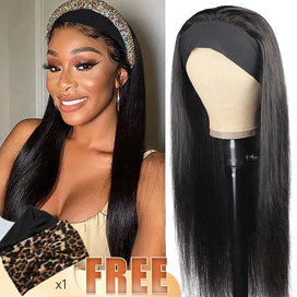 Glueless 3s Wear Go Perruque Bandeau Lisse Cheveux Humains