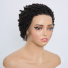 Chic Perruque Afro Kinky Curly Noir 13x4 Sans Colle Cheveux Courts Bouclés Portez Et Partez