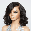 9x6 Glueless Couche Style Rétro Bob Perruque Sans Colle Natural Wave