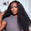 🔥𝟓𝟕% 𝐎𝐅𝐅 5x5 HD Lace Frontale Perruque Cheveux Humains Curly Wave 250% Densité