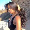 𝐏𝐫𝐞̂𝐭 𝐞𝐧 𝟐𝟒𝐡⚡Densité de 350 % Perruque 6X6 HD brésilienne cheveux humains Kinky Straight Lisse devant dentelle