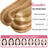 Postiche Top Piece Balayage 8/613 - Dentelle 5x5 - Coupe Dégradée Fluide Hair Topper (Non Perruque)