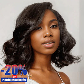 𝐋𝐚𝐬𝐭 𝟏 Glueless Enfilez Et Partez Minimaliste 9x6 Perruque Bob Sans Colle Loose Wave