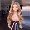 【🔥 DERNIÈRE UNITÉ】13x4 Glueless Couleur Mèche Blond Perruque Sans Colle Body Wave