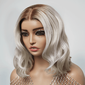 Crazy Deals🔥 Glueless Couleur Blonde Avec Un Brun Clair Subtil Bob 13x4 Perruque Sans Colle