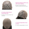 4 Perruque Frange Cheveux Humains Brésiliens Lisse - SHINE HAIR