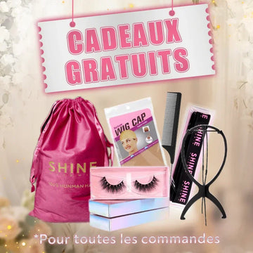 𝐅𝐫𝐞𝐞 🎁Coffret Cadeau Gratuit (valeur 38€) Offert Pour Toute Commande De Perruque