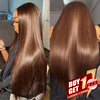 𝑩𝒖𝒚 1 𝑮𝒆𝒕 1 𝑭𝒓𝒆𝒆💥 13x4 Perruque Sans Colle Couleur Brun Chocolat Lisse Cheveux Humains