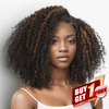 𝑩𝒖𝒚 1 𝑮𝒆𝒕 1 𝑭𝒓𝒆𝒆💥 9x6 Glueless Marron Highlight Bob Kinky Curly Perruque Sans Colle