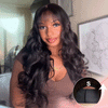 Brazilian Human Hair Body Wave 180% Density Fringe Wig