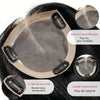 Hair Topper Volumateur de Cheveux Lace 5x5 6x6 avec 5 Clips Noir Naturel Complément Capillaire