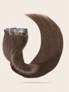 9 Pièces Extensions De Cheveux à Clipser Brun Foncé En Cheveux Naturels 125 g