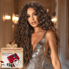 Essentiels De Fête Glueless Couleur Mèches Blonde 4x4 Perruque Sans Colle Bouclé 250% Densité