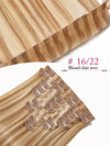 9 Pièces Extensions De Cheveux à Clipser 16&22 En Cheveux Naturels 125 g