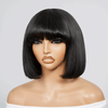 Silk Top Wig Glueless Cuir Chevelu Respirant Bob Mignon Perruque Sans Colle Lisse