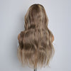 Brillante Glueless Couleur Mèches Blond Cendré 5x5 Perruque Sans Colle Body Wave 250% Densité