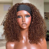 Pose Facile & Rapide Perruque Bandeau Marron Châtain Boucles Volumineuses Sans Colle
