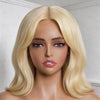 Wig Bob Blond 613 Haute Coiffure Look Polyvalent Création Unique sur Mesure