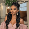 WEDDING Classique Ligne De Cheveux Pré-épilée 13×4&360 Dentelle Perruque Body Wave