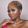 𝐄𝐱𝐩𝐞́𝐝𝐢𝐭𝐢𝐨𝐧 𝐬𝐨𝐮𝐬 𝟒 𝐣𝐨𝐮𝐫𝐬⚡Stylish Coupe Pixie Courte Couleur Blond Miel Avec Racines Foncées Perruque Bob Sans Colle