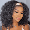 Glueless 3s Wear Go Perruque Bandeau Bob Kinky Curly 100% Cheveux Humains