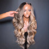 13x4 Glueless Lumineux Couleur Blonde Highlight Perruque Sans Colle Body Wave